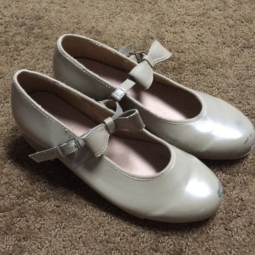 Tap shoes Bloch Girls size 1.5 dance preowned - Picture 4 of 6